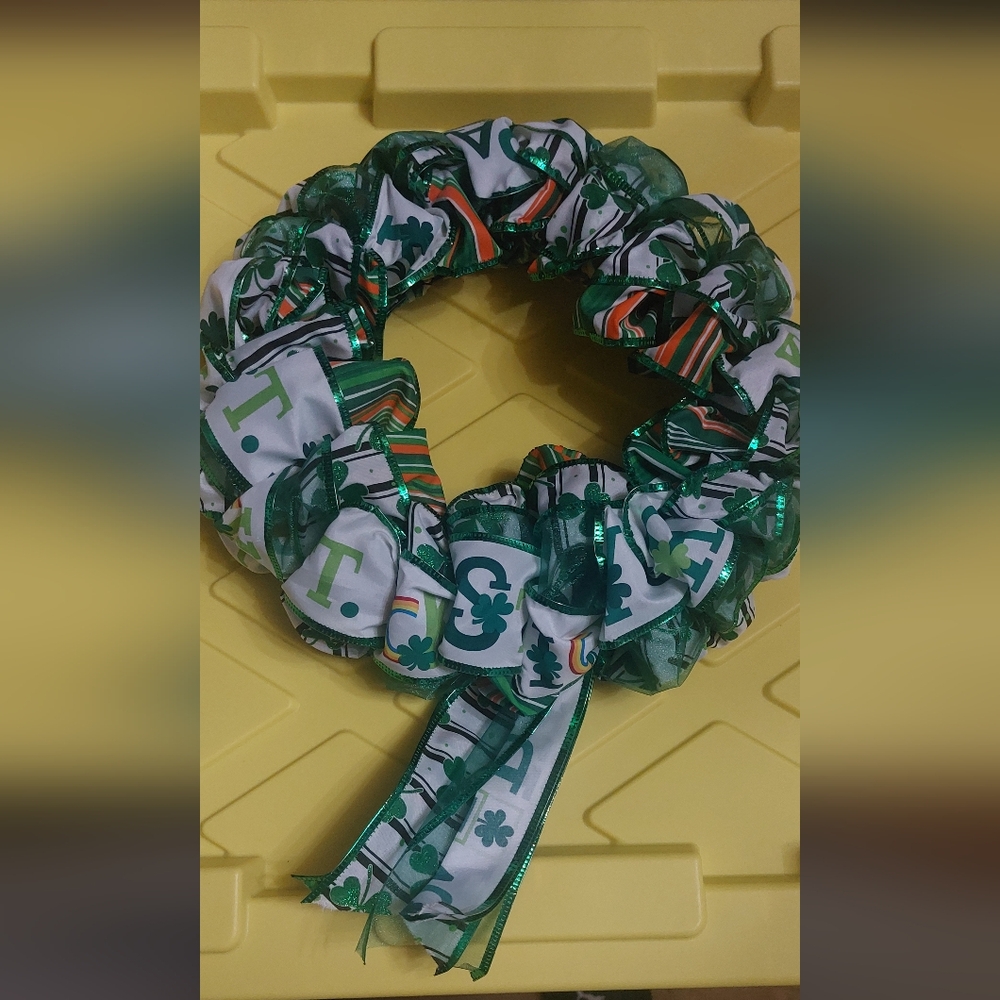 ☘️St.Patty's Day Handmade Wreath